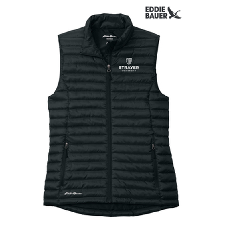 STRAYER - Eddie Bauer® Women's Packable Quilted Vest - Black