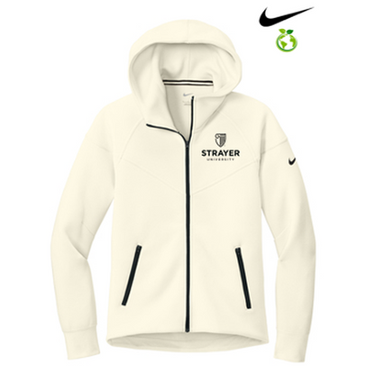 NEW STRAYER - Nike Women’s Tech Fleece Full-Zip Hoodie - Pale Ivory