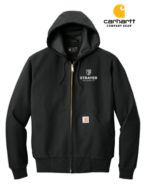 NEW STRAYER - Carhartt ® Thermal-Lined Duck Active Jac - Black