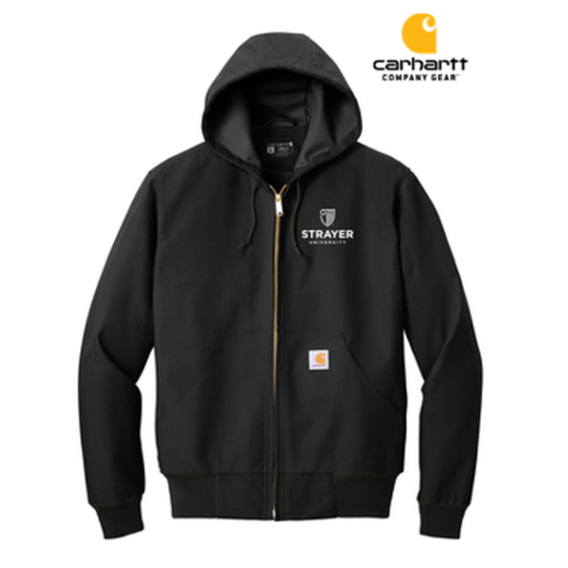 STRAYER - Carhartt ® Thermal-Lined Duck Active Jac - Black