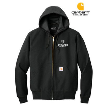 NEW STRAYER - Carhartt ® Thermal-Lined Duck Active Jac - Black