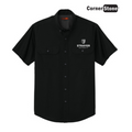 STRAYER - CornerStone® Short Sleeve Select Ripstop Shirt - Black