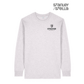 NEW STRAYER Stanley/Stella Unisex Freestyler Heavyweight Long Sleeve Tee - Cool Heather Grey