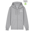 NEW Strayer Stanley/Stella Unisex Cultivator 2.0 Full-Zip Hooded Sweatshirt - Heather Grey