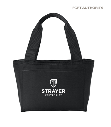 NEW Strayer Port Authority® Insulated Lunch Tote - DEEP BLACK