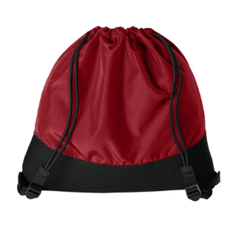 NEW Strayer Port Authority® Agility Mesh Pocket Cinch - RICH RED