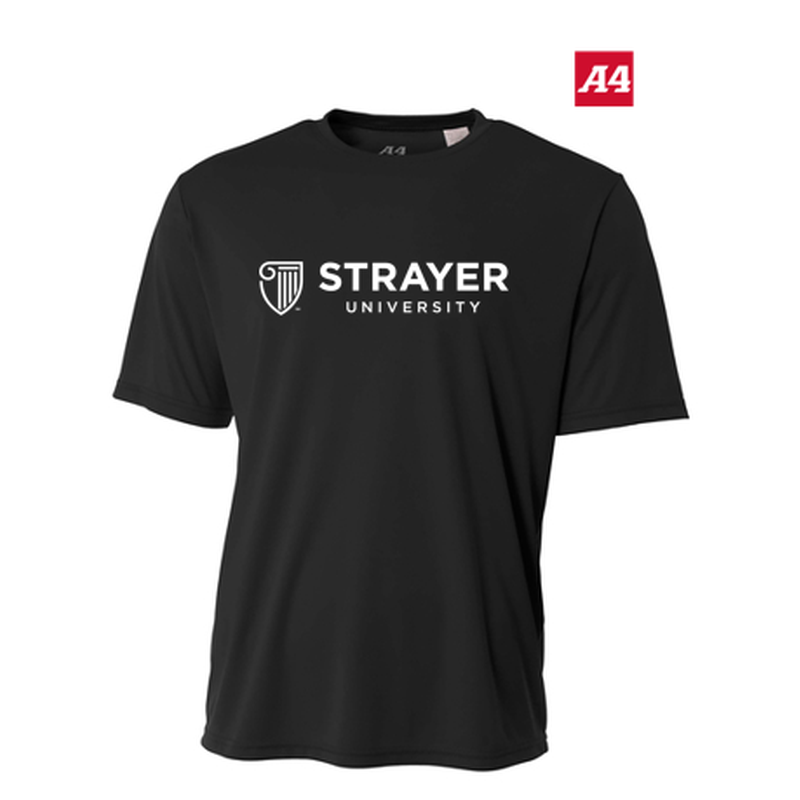 NEW Strayer A4 Sprint Performance Tee - BLACK