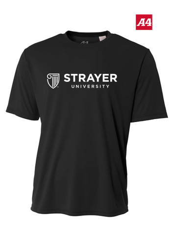 NEW Strayer A4 Sprint Performance Tee - BLACK
