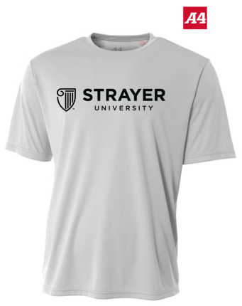 NEW Strayer A4 Sprint Performance Tee - SILVER