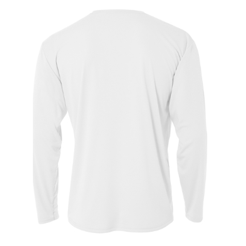 NEW Strayer A4 Youth Cooling Performance Long Sleeve Tee - White