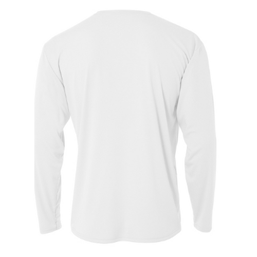 NEW Strayer A4 Cooling Performance Long Sleeve Tee - White