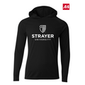 NEW Strayer A4 Cooling Performance Long Sleeve Hooded Tee - Black