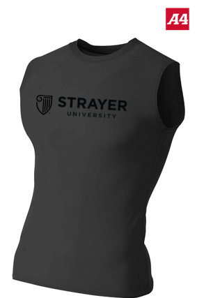 NEW Strayer A4 Compression Muscle Tee - Black
