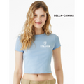NEW Strayer BELLA+CANVAS® Women’s Micro Rib Baby Tee - Baby Blue