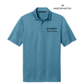 STRAYER HONORS Mercer+Mettle® Recharge Jersey Polo (4-in logo) - Harbor Blue Heather