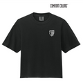 NEW STRAYER Comfort Colors® Ladies Heavyweight Boxy Tee (2-in logo) - Black