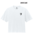 NEW STRAYER Comfort Colors® Ladies Heavyweight Boxy Tee (2-in logo) - White