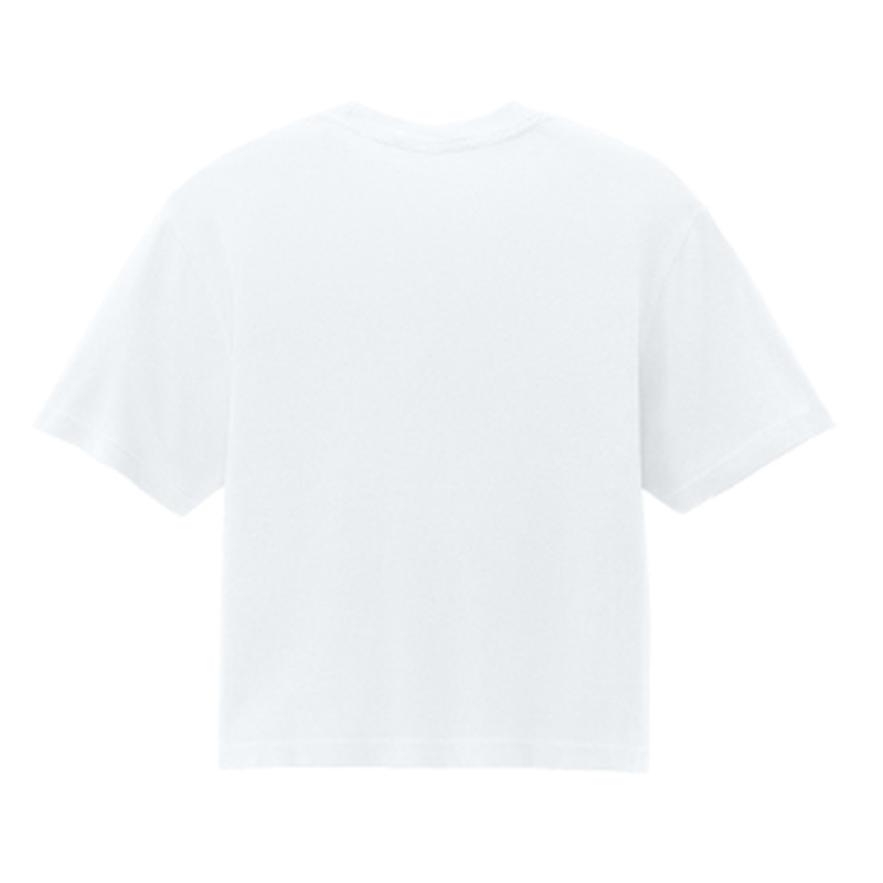 NEW STRAYER Comfort Colors® Ladies Heavyweight Boxy Tee (2-in logo) - White