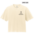 STRAYER ALUMNI ASSOCIATION Comfort Colors® Women’s Heavyweight Boxy Tee (4-in logo) - Ivory