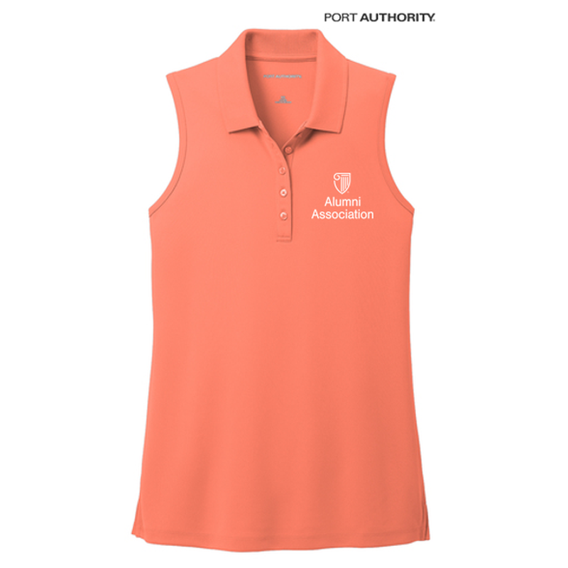 STRAYER ALUMNI ASSOCIATION Port Authority® Ladies Dry Zone® UV Micro-Mesh Sleeveless Polo - Coral Splash