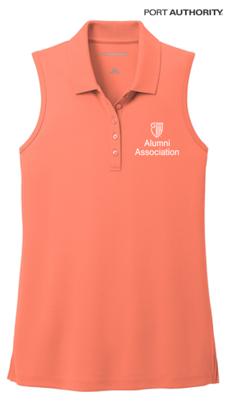 STRAYER ALUMNI - Port Authority® Ladies Dry Zone® UV Micro-Mesh Sleeveless Polo - Coral Splash