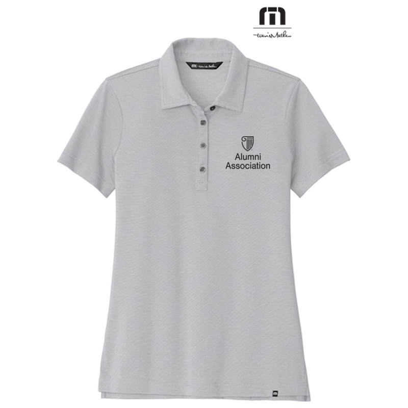 STRAYER ALUMNI ASSOCIATION TravisMathew Ladies Sunnyvale Polo - Light Grey Heather