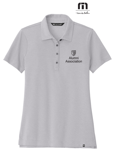 STRAYER ALUMNI - TravisMathew Ladies Sunnyvale Polo - Light Grey Heather