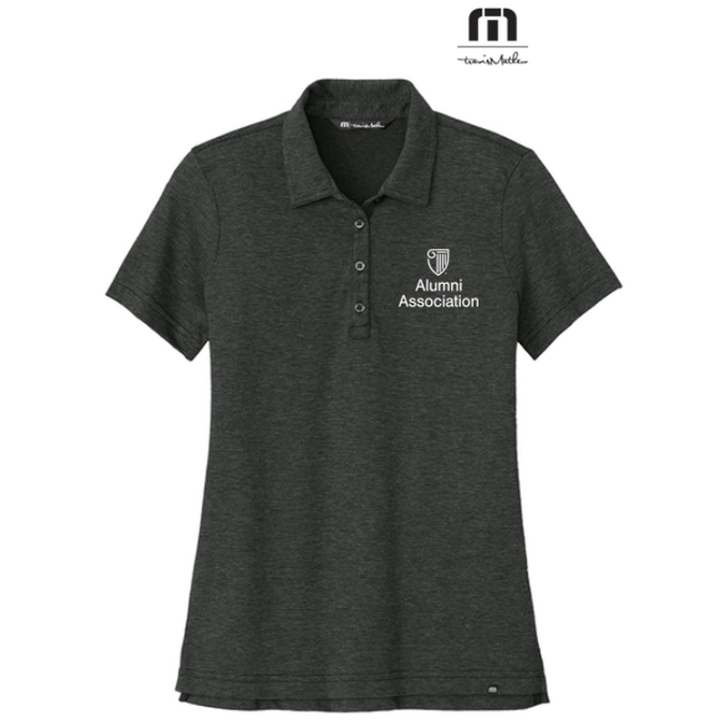 STRAYER ALUMNI ASSOCIATION TravisMathew Ladies Sunnyvale Polo - Black Heather