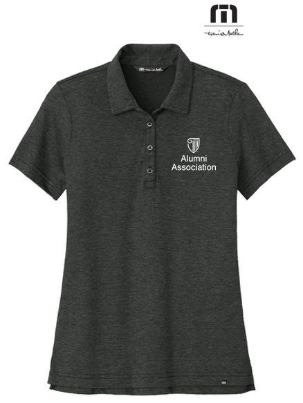 STRAYER ALUMNI - TravisMathew Ladies Sunnyvale Polo - Black Heather