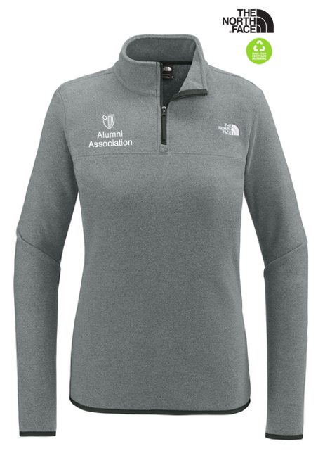 STRAYER ALUMNI - The North Face® Ladies Glacier 1/4-Zip Fleece - TNF Medium Grey Heather