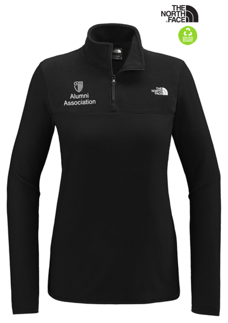 STRAYER ALUMNI - The North Face® Ladies Glacier 1/4-Zip Fleece - TNF Black
