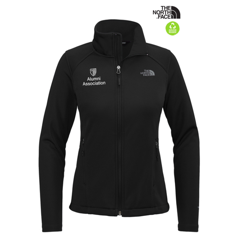 STRAYER ALUMNI ASSOCIATION The North Face® Ladies Chest Logo Ridgewall Soft Shell Jacket - TNF Black