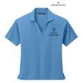 STRAYER ALUMNI ASSOCIATION Mercer+Mettle® Women’s Stretch Jersey Polo - Parisian Blue