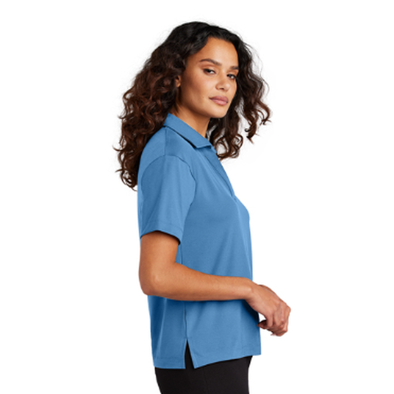 STRAYER ALUMNI ASSOCIATION Mercer+Mettle® Women’s Stretch Jersey Polo - Parisian Blue