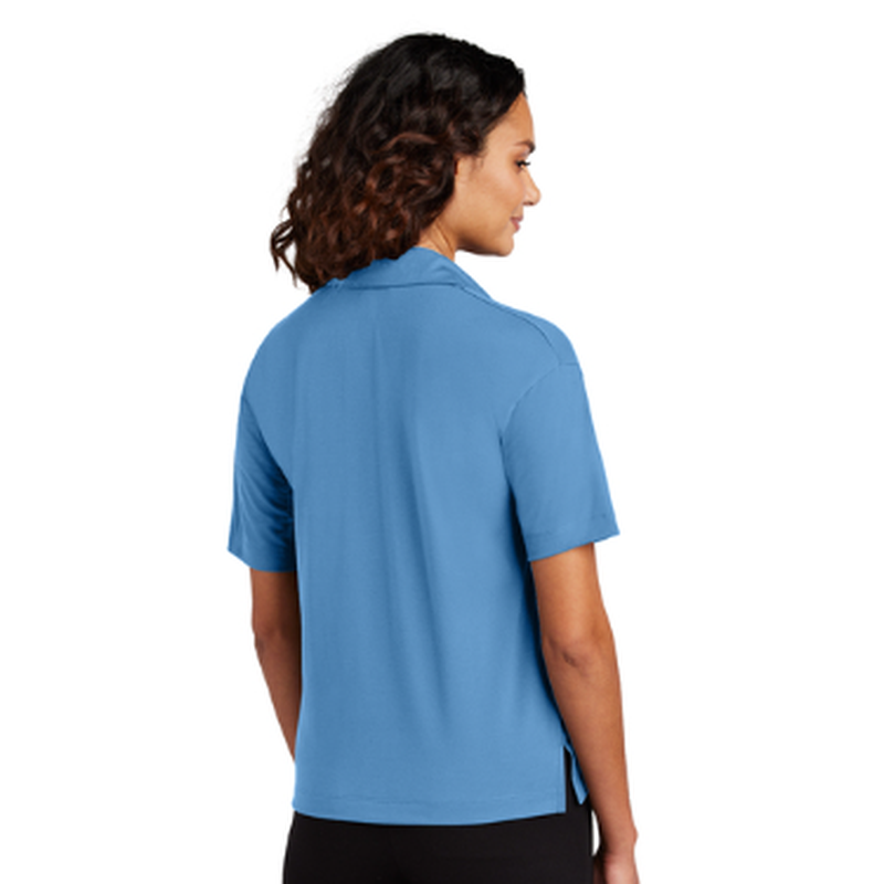 STRAYER ALUMNI ASSOCIATION Mercer+Mettle® Women’s Stretch Jersey Polo - Parisian Blue