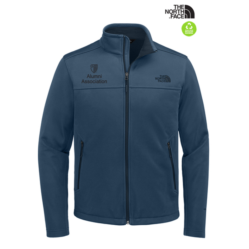 STRAYER ALUMNI ASSOCIATION The North Face® Chest Logo Ridgewall Soft Shell Jacket - Shady Blue