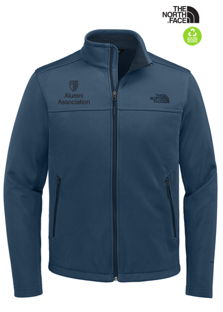 STRAYER ALUMNI - The North Face® Chest Logo Ridgewall Soft Shell Jacket - Shady Blue