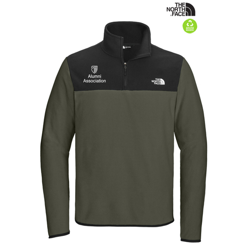 STRAYER ALUMNI - The North Face® Glacier 1/4-Zip Fleece - New Taupe Green/TNF Black