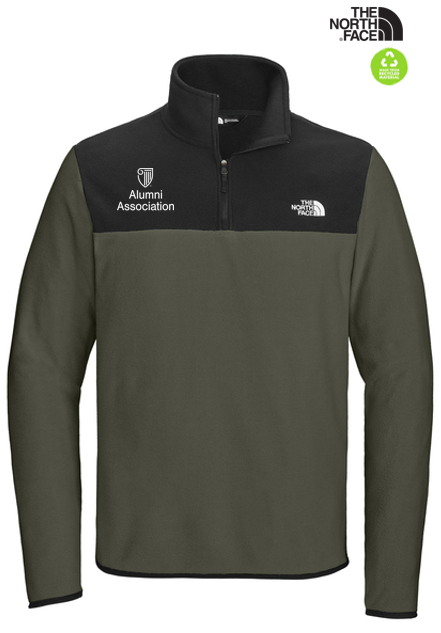 STRAYER ALUMNI - The North Face® Glacier 1/4-Zip Fleece - New Taupe Green/TNF Black