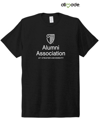 STRAYER ALUMNI Allmade® Unisex Tri-Blend Tee - Black