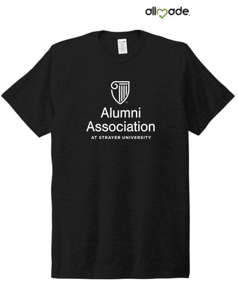 STRAYER ALUMNI Allmade® Unisex Tri-Blend Tee - Black