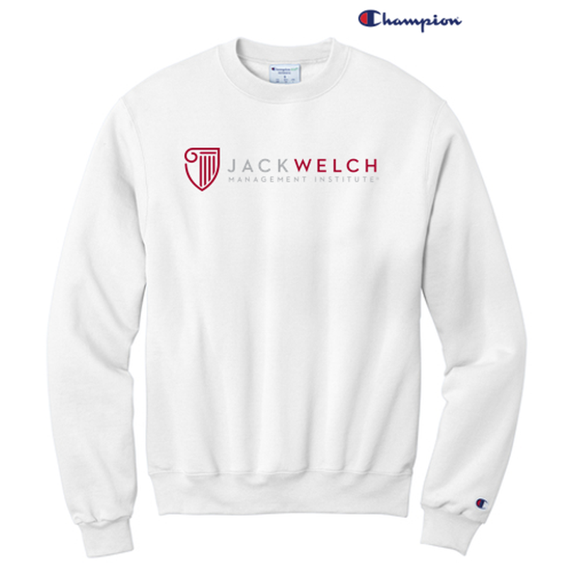 JWMI Logo Champion® Powerblend® Unisex Crewneck Sweatshirt - White