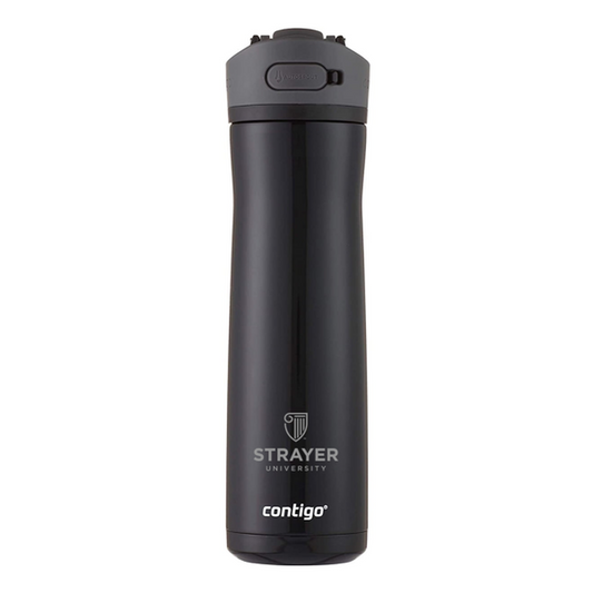 STRAYER Contigo® Ashland Chill 2.0 Stainless Steel Water Bottle with AUTOSPOUT® Lid, 24oz - Licorice