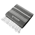 STRAYER Port Authority® Throw - Deep Black/ White