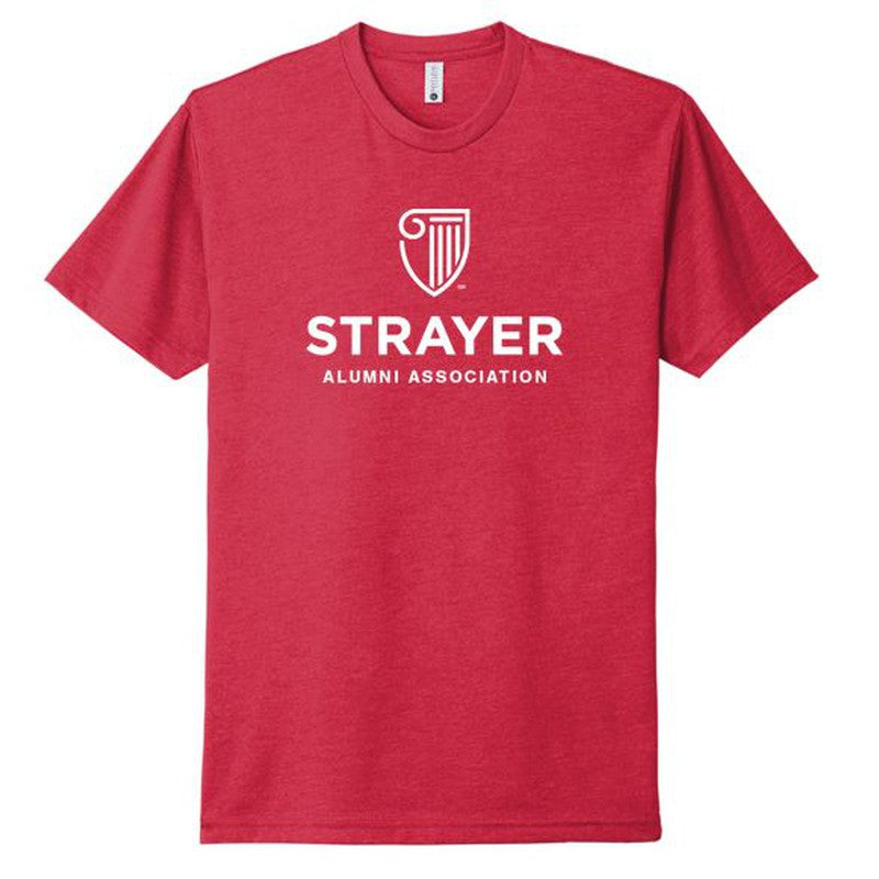 STRAYER ALUMNI Next Level Apparel® Unisex CVC Tee - Red