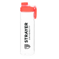 STRAYER DAZE 25 oz  Eastman Tritan bottle  - Clear/Red