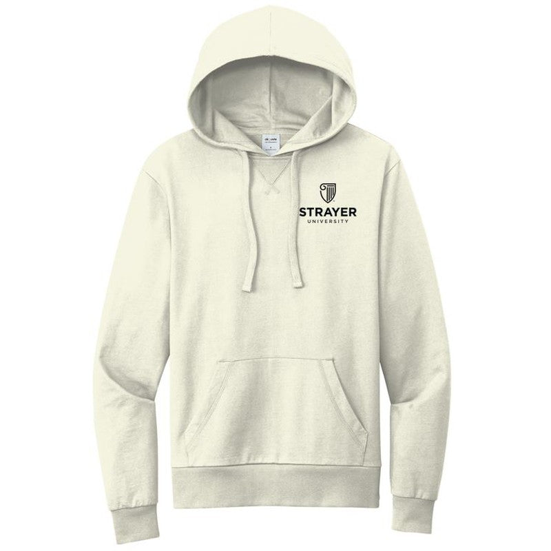 STRAYER Allmade® Unisex Organic French Terry Pullover Hoodie - White Sand
