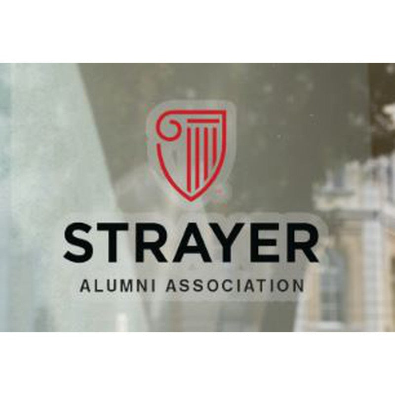 STRAYER ALUMNI ASSOCIATION WINDOW DECAL