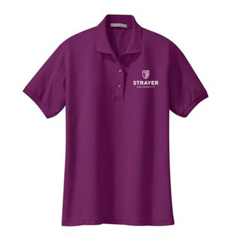 Port Authority® Ladies Silk Touch™ Polo-Deep Berry