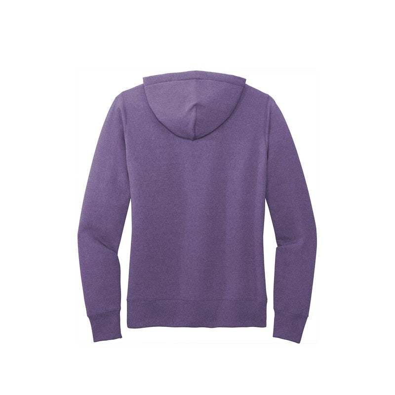 NEW STRAYER Port & Company ® Ladies Core Fleece Pullover Hooded Sweatshirt-Heather Purple